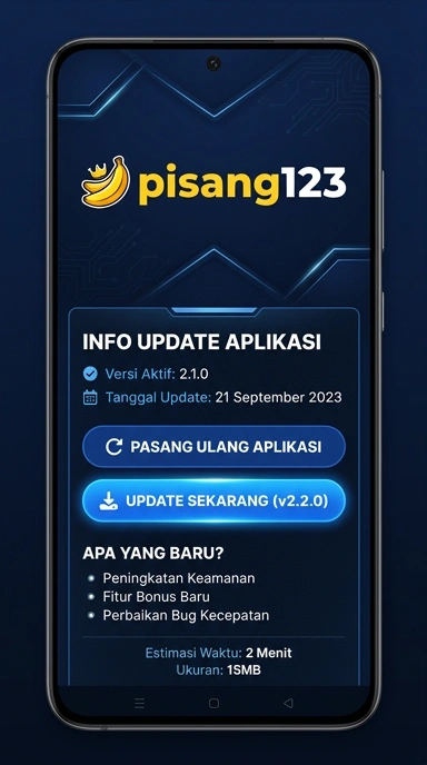 Tampilan riwayat versi pisang123